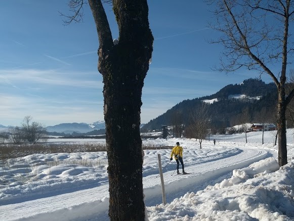 auf der Loipe Schwaigs in Walchsee