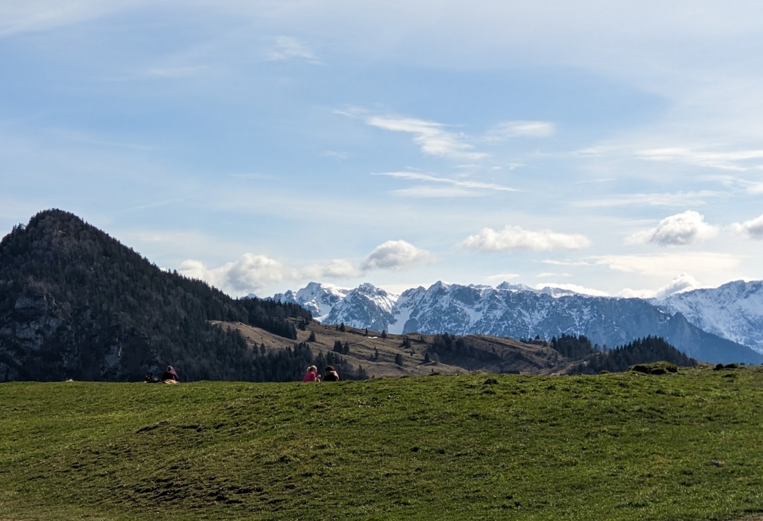 Alpenblick von der Daffnerwaldalm