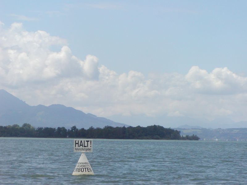 das Delta der Tiroler Achen im Chiemsee