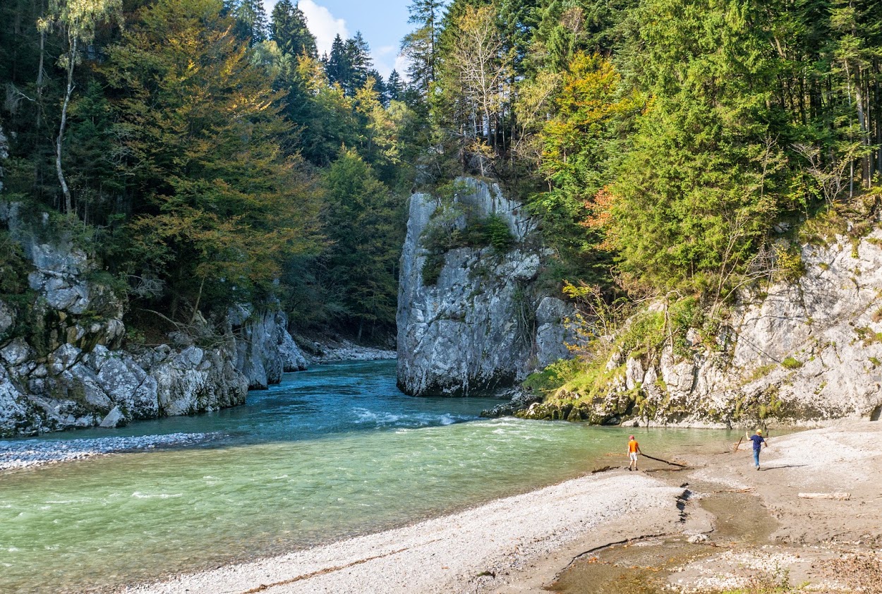 Achendurchbruch unterhalb Klobenstein