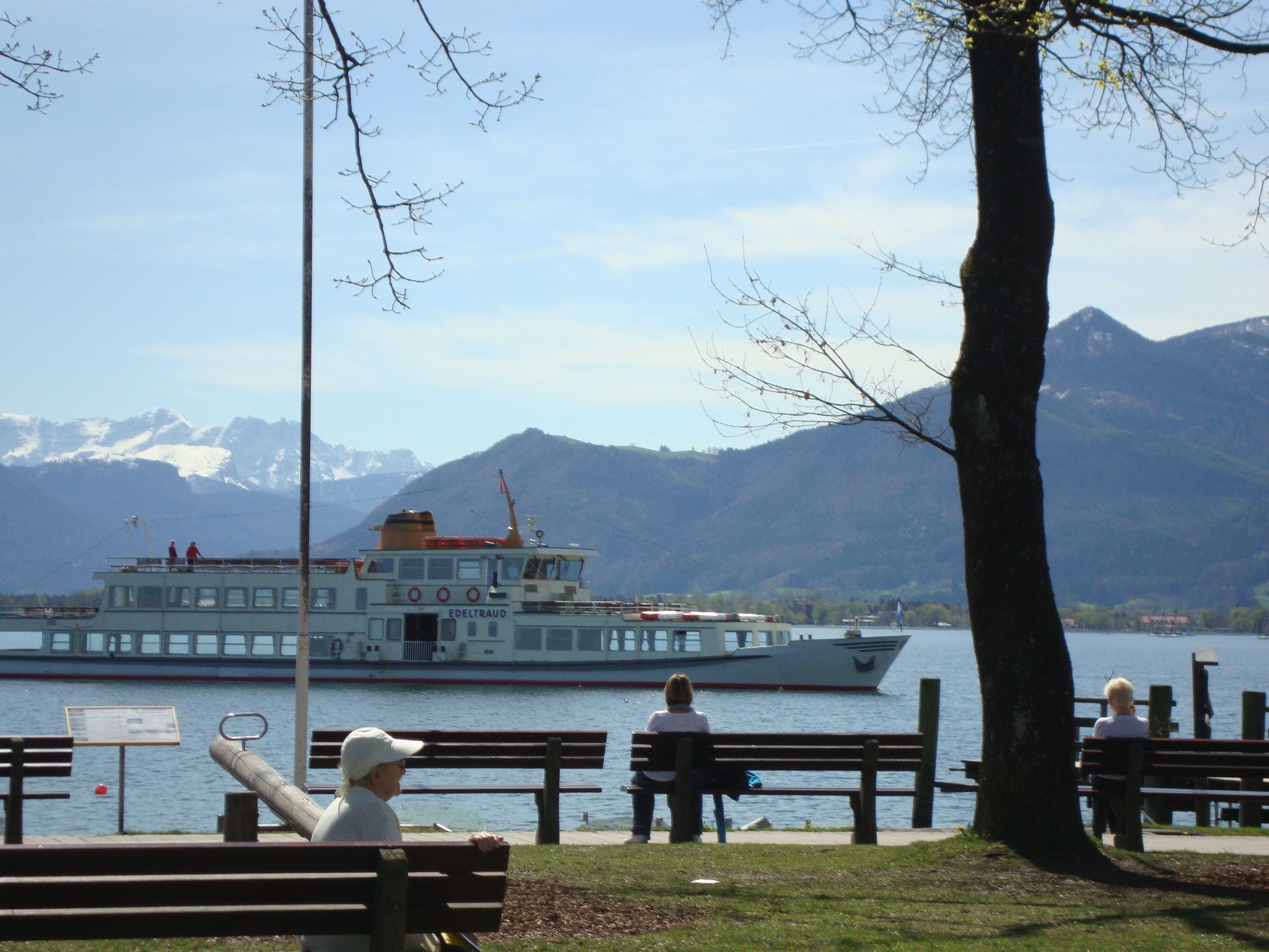 am Hafen in Prien