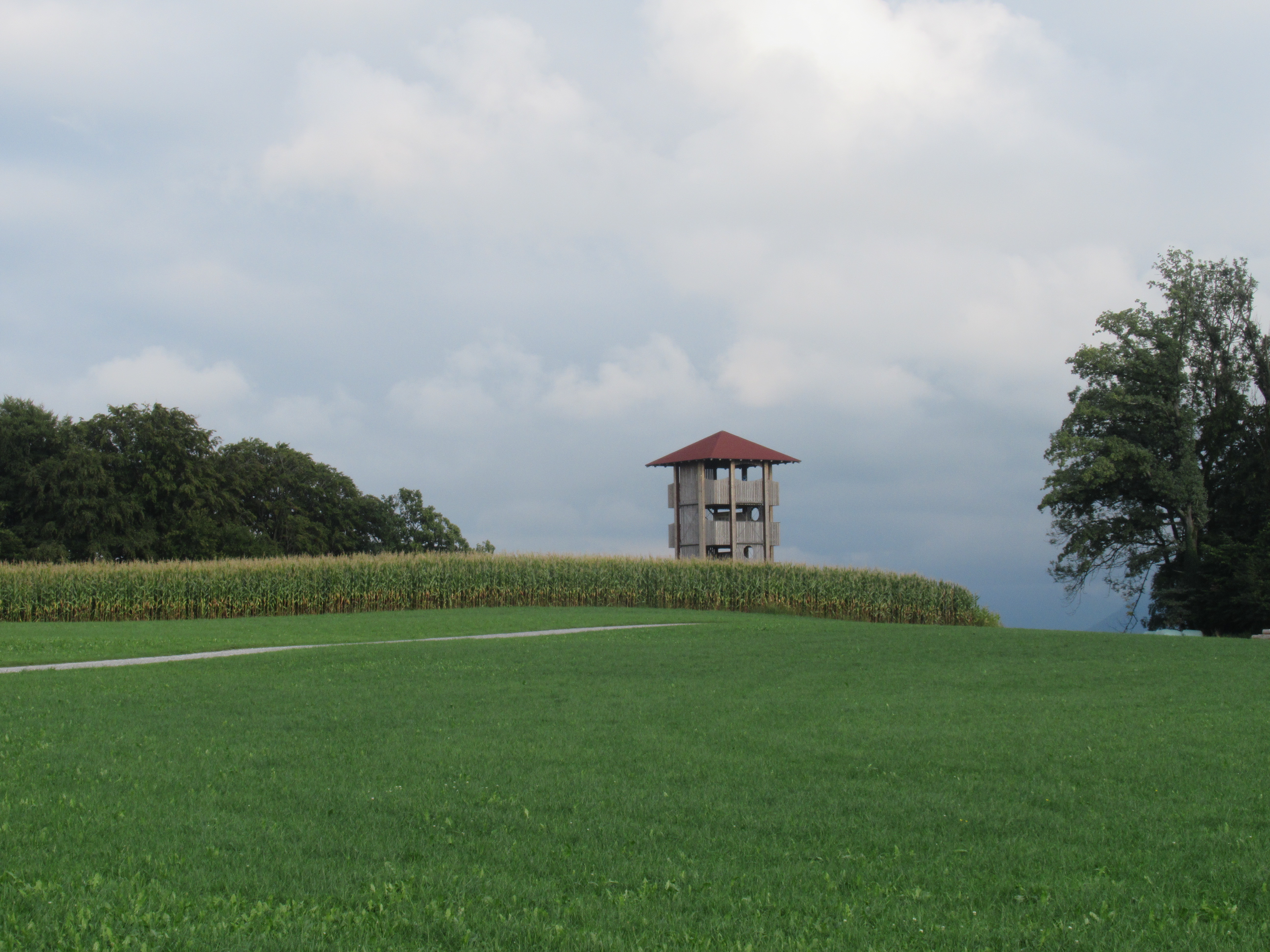 der Aussichtsturm bei Hitzing