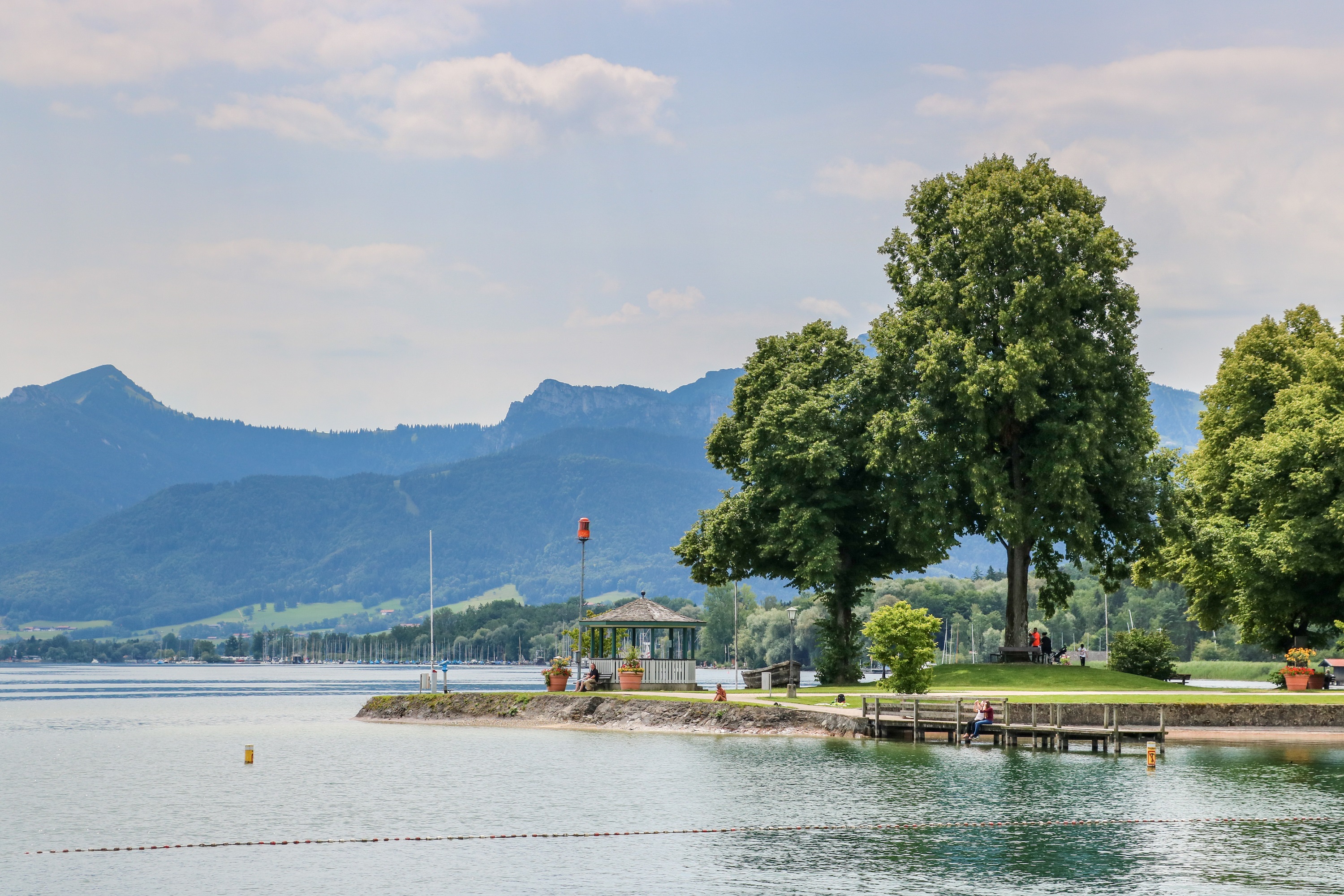 am Hafen in Prien-Stock