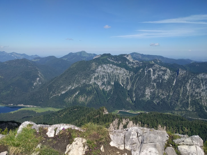 Weitsee, Mittersee und Lödensee vom Dürrnbachhorn aus