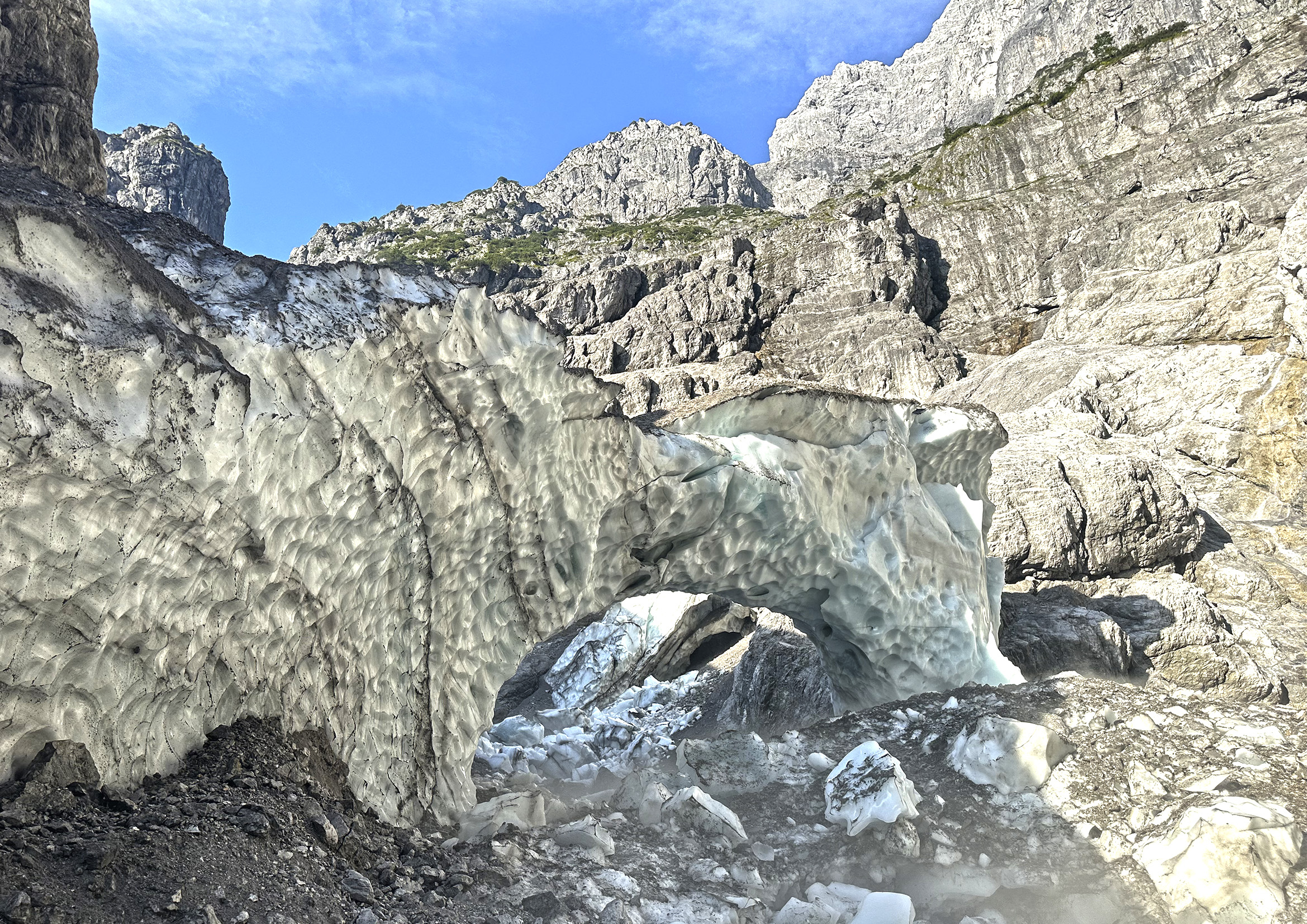Die Eiskapelle am Fuß der Watzmann