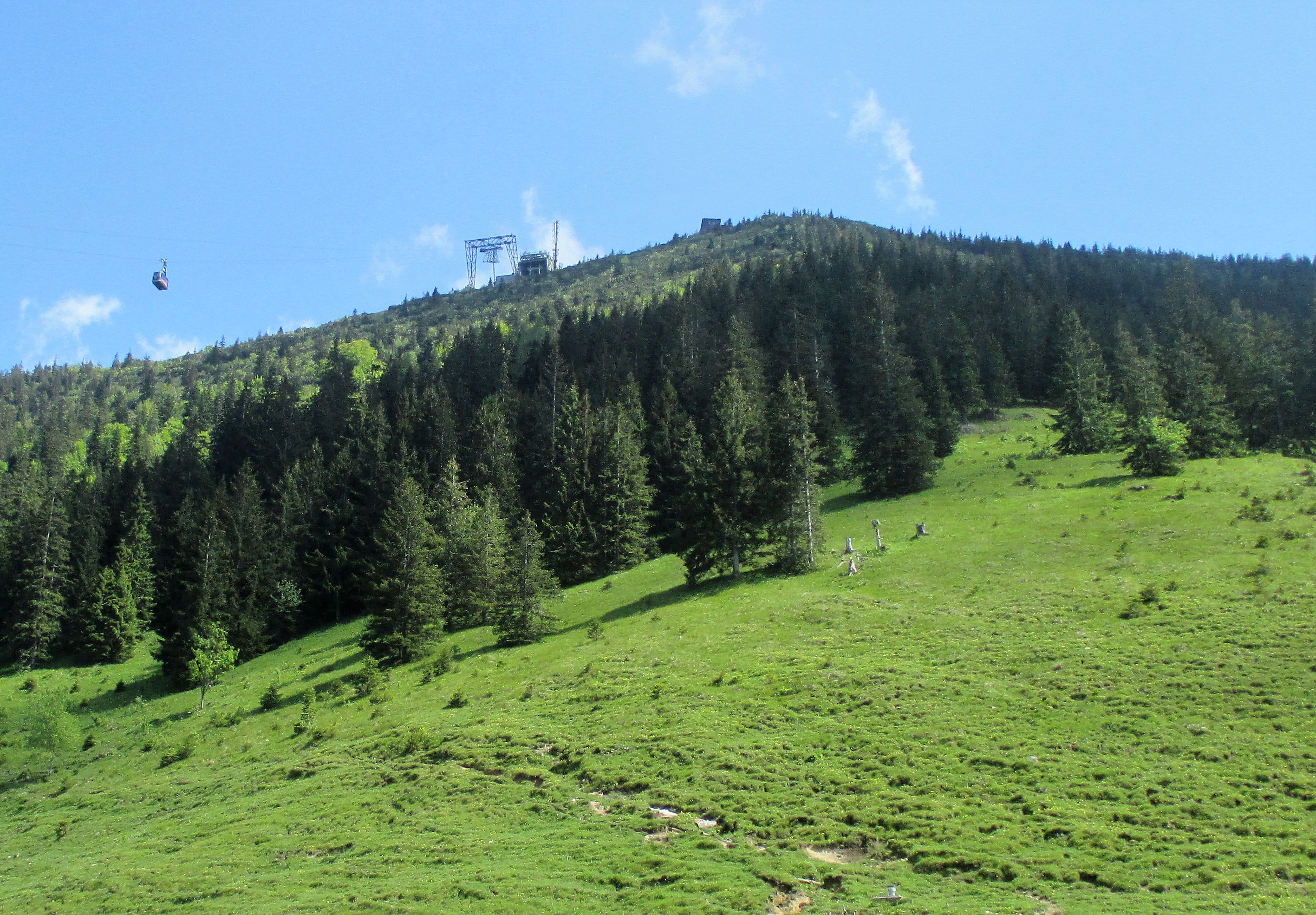 Hochriesbahn von Ebersbergeralm aus