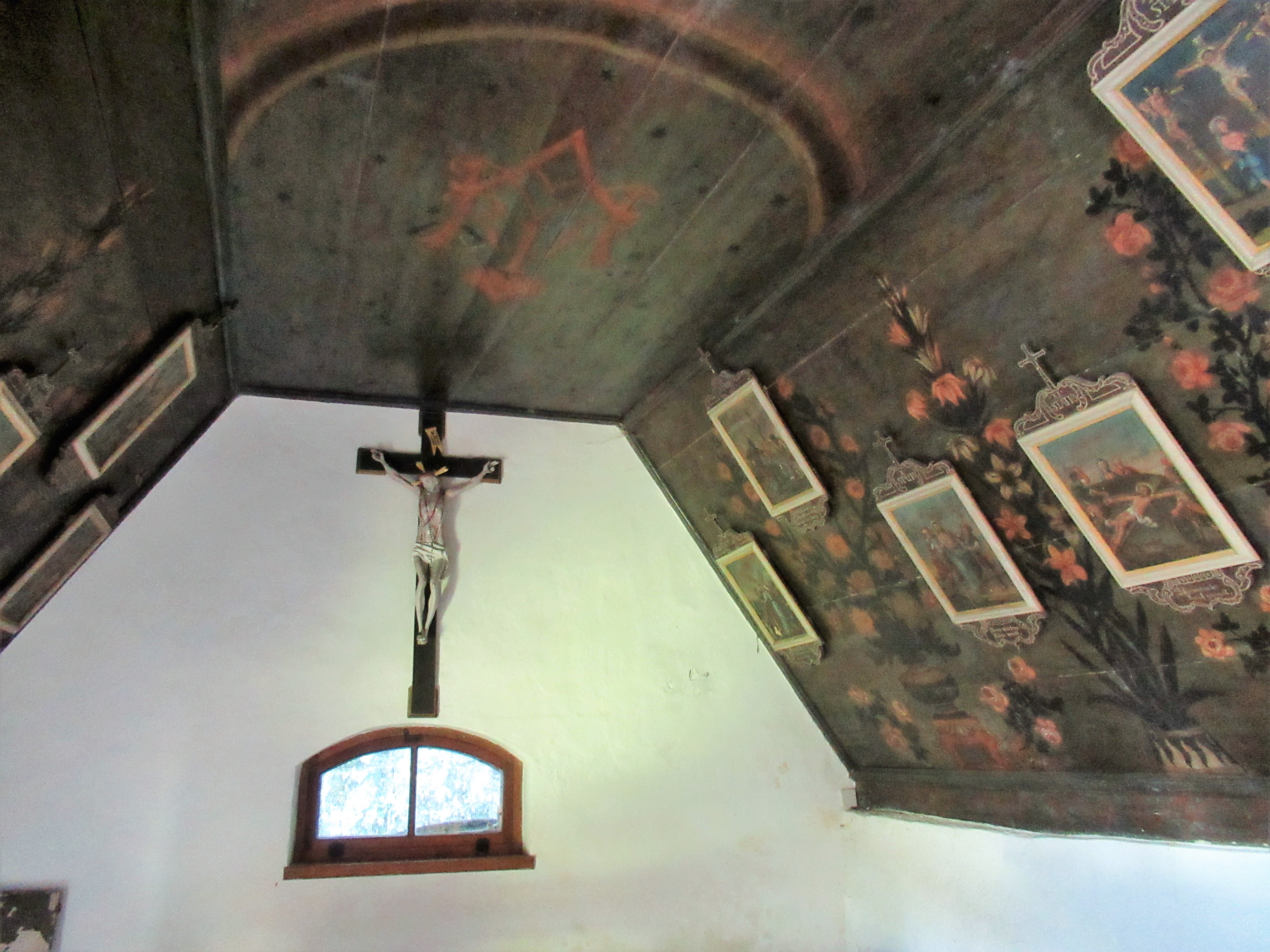 die Decke der Ölbergkapelle 