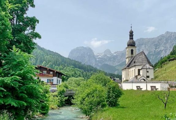 der König-Max-Weg oberhalb Ramsau