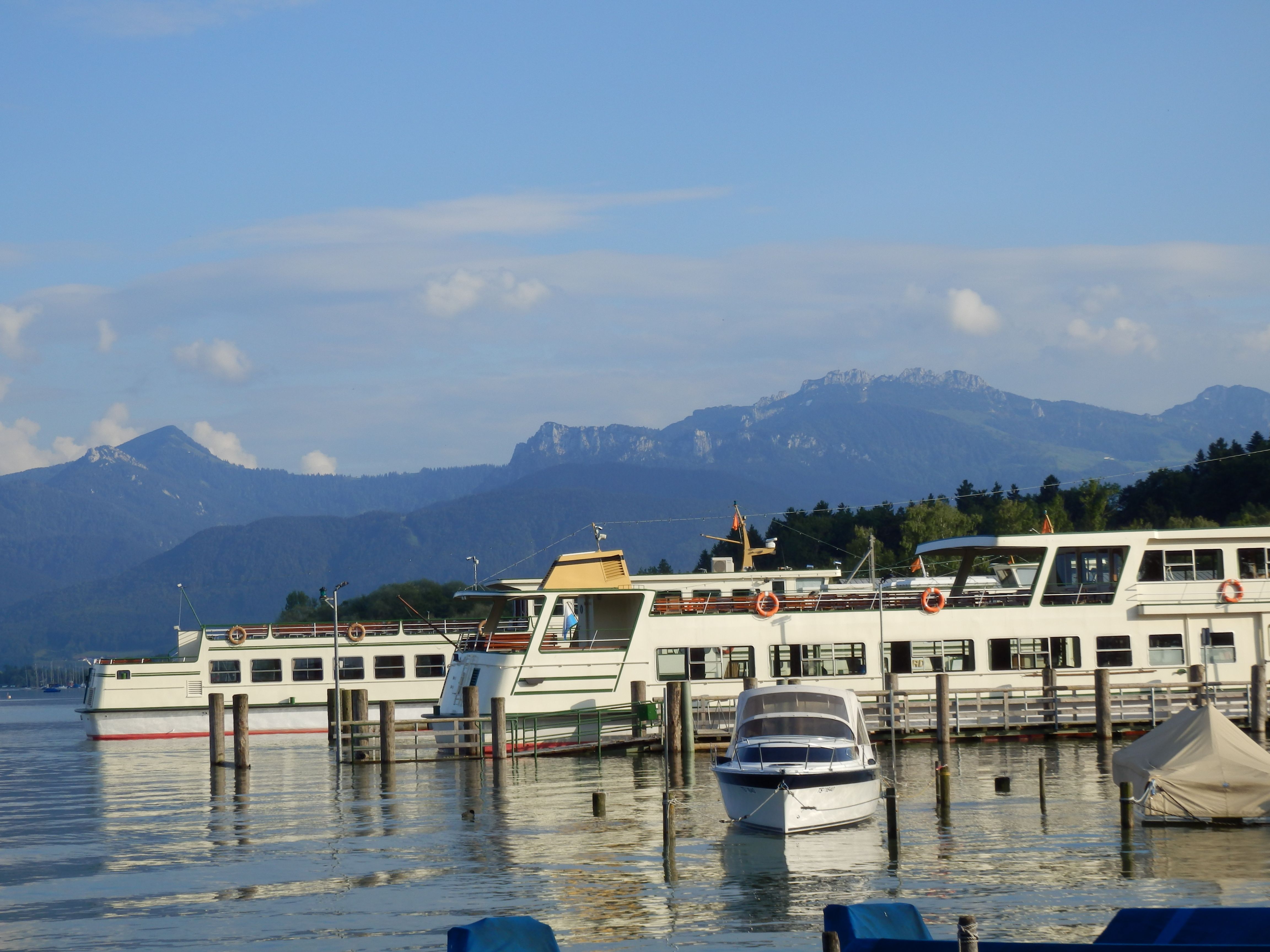 an der Chiemsee-Promenade in Prien