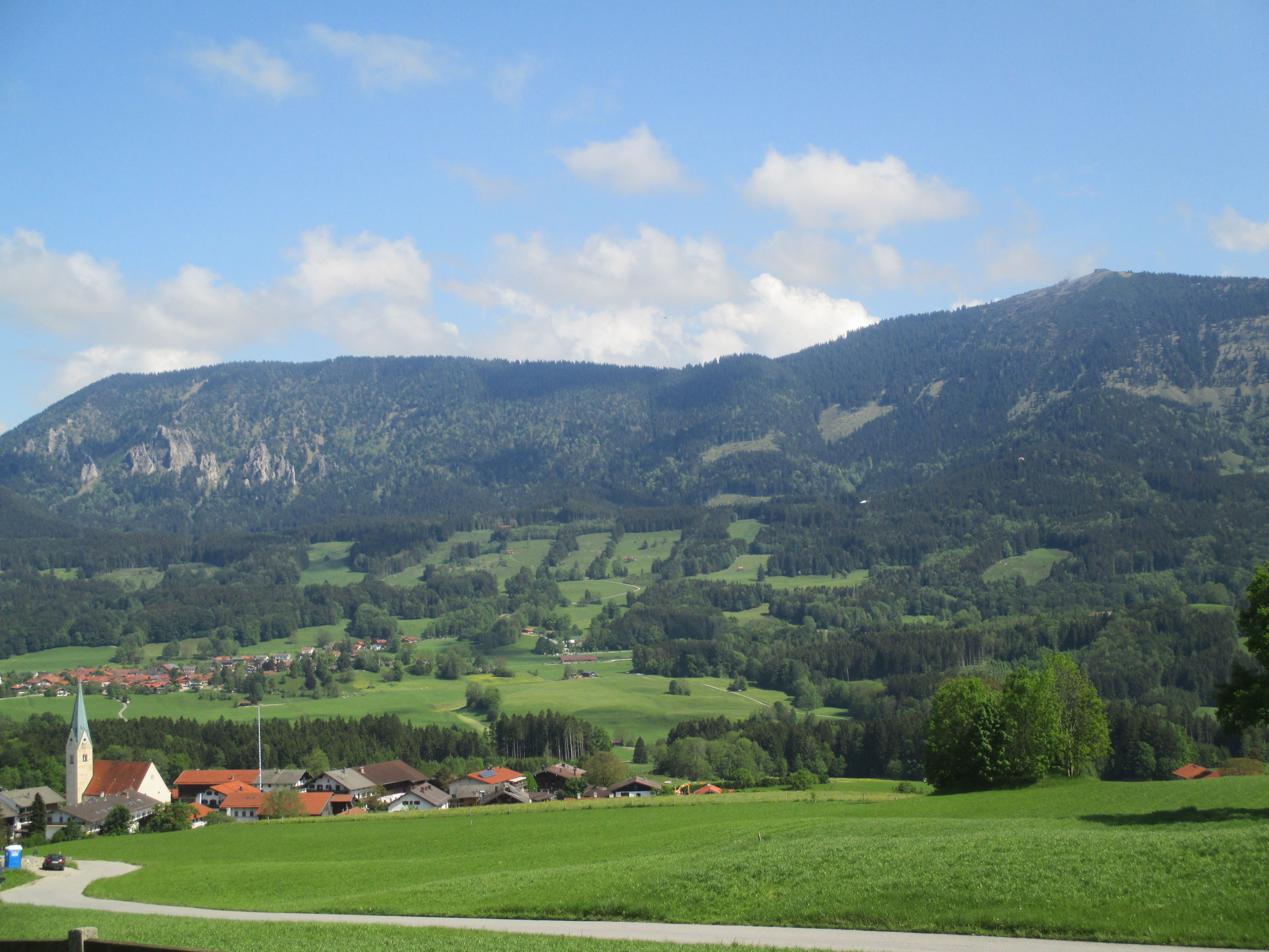 die Hochries überm Samerberg