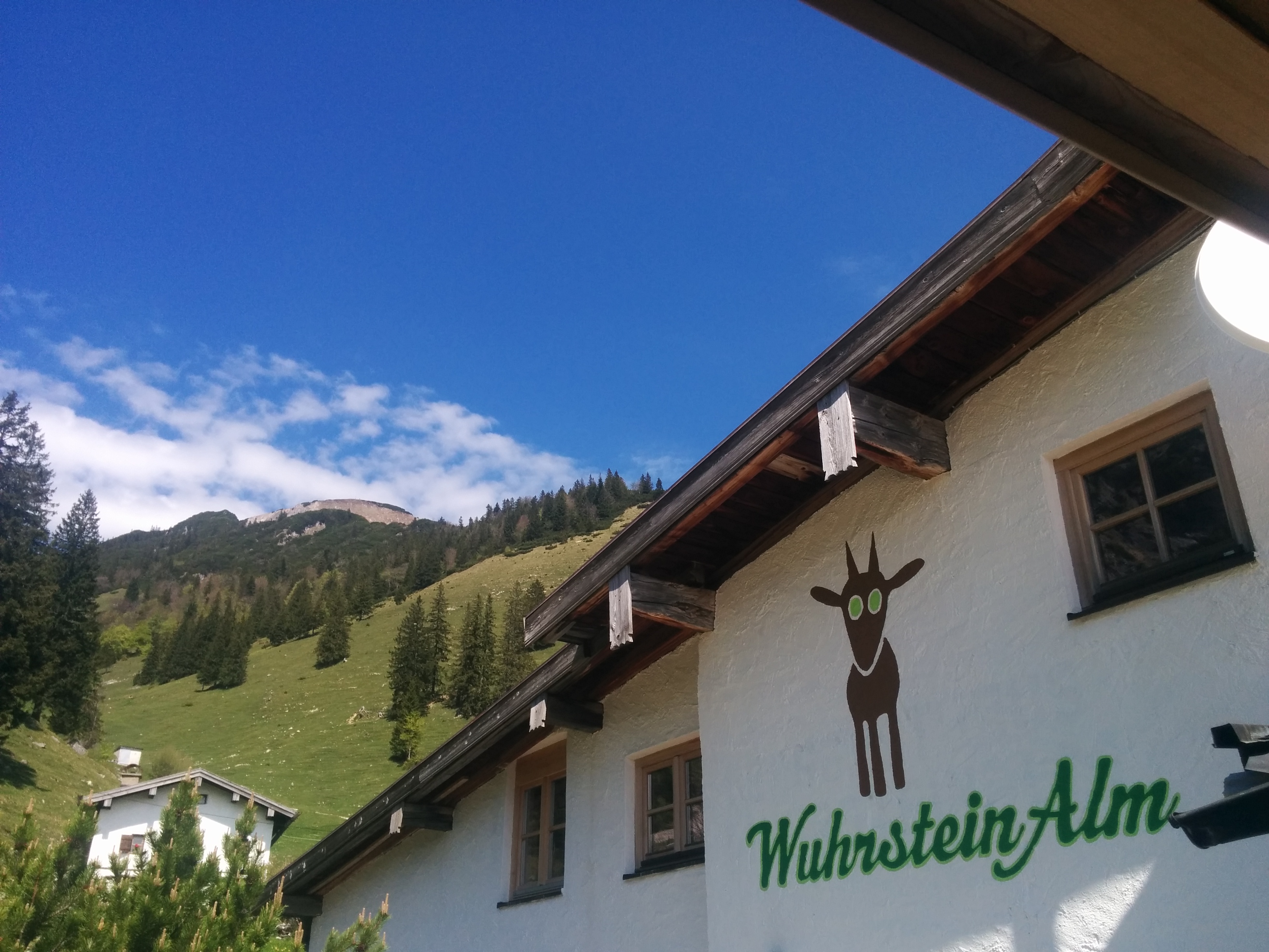 die Wuhrsteinalm unterm Geigelstein